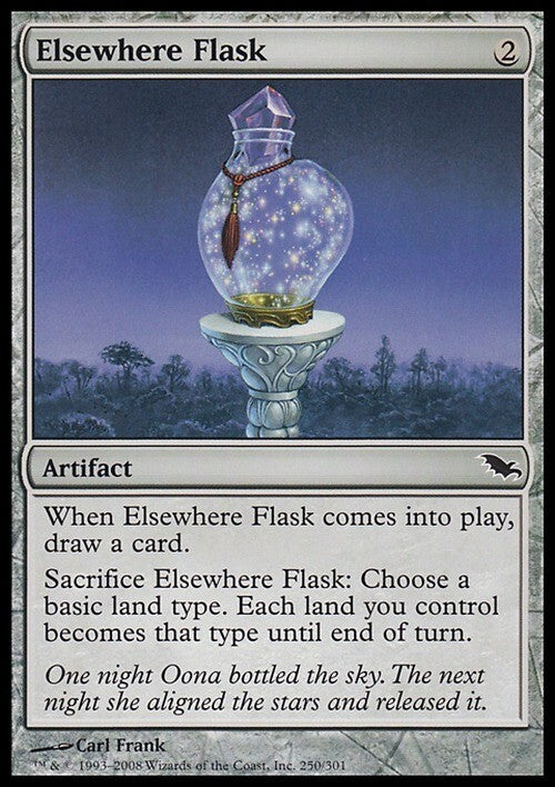 Elsewhere Flask ~ Shadowmoor [ Excellent ] [ Magic MTG ]
