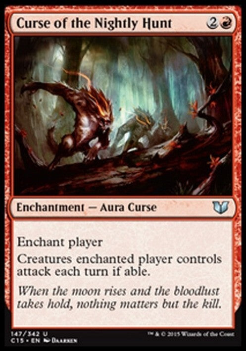 Curse of the Nightly Hunt ~ Commander 2015 [ Excellent ] [ Magic MTG ] - London Magic Traders Ltd