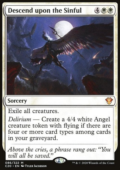 Descend upon the Sinful ~ Commander: Ikoria [ Excellent ] [ Magic MTG ]