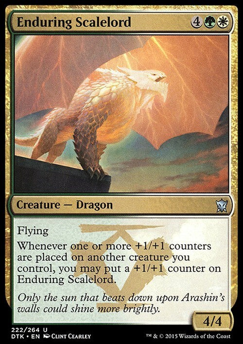 Enduring Scalelord ~ Dragons of Tarkir [ Excellent ] [ Magic MTG ]