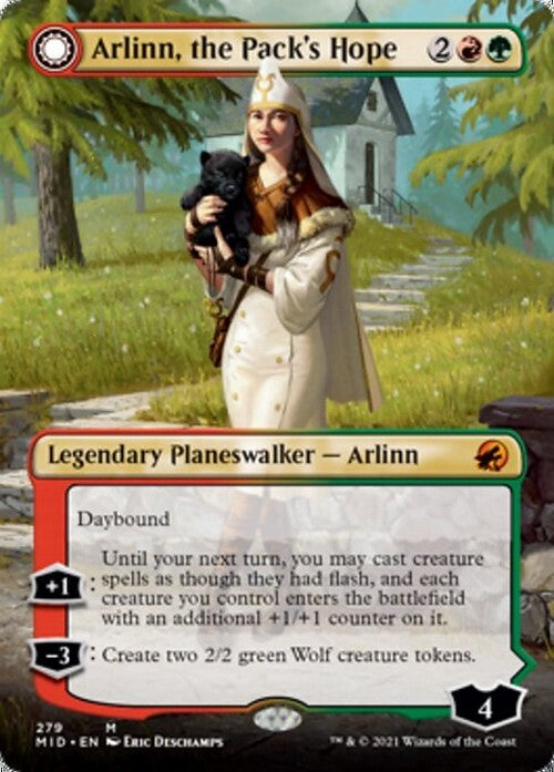 Choose your BORDERLESS / Extended ~ Midnight Hunt [ NearMint ] [ Magic MTG ] - London Magic Traders Ltd