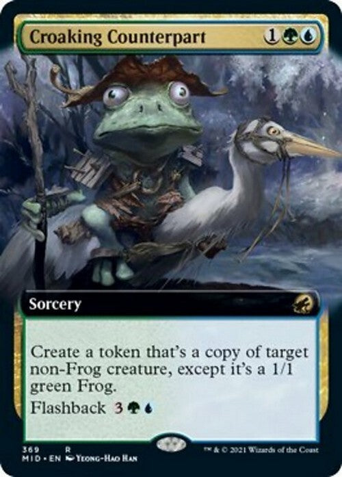 Choose your BORDERLESS / Extended ~ Midnight Hunt [ NearMint ] [ Magic MTG ] - London Magic Traders Ltd
