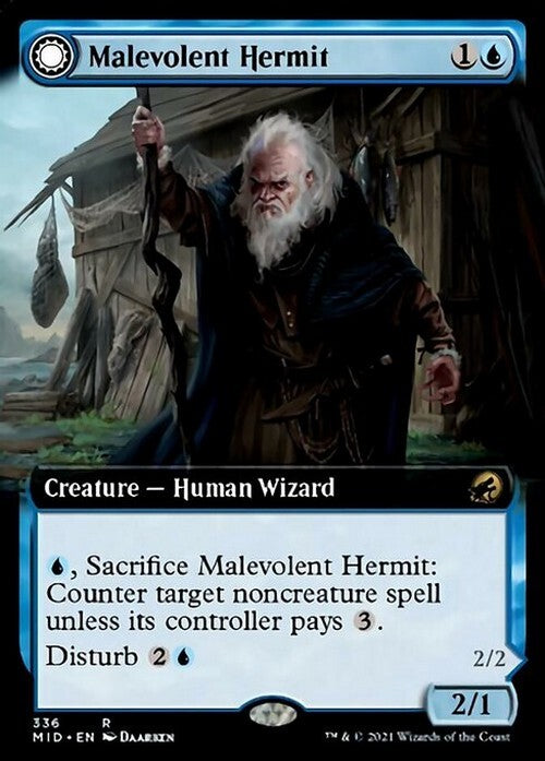 Choose your BORDERLESS / Extended ~ Midnight Hunt [ NearMint ] [ Magic MTG ] - London Magic Traders Ltd