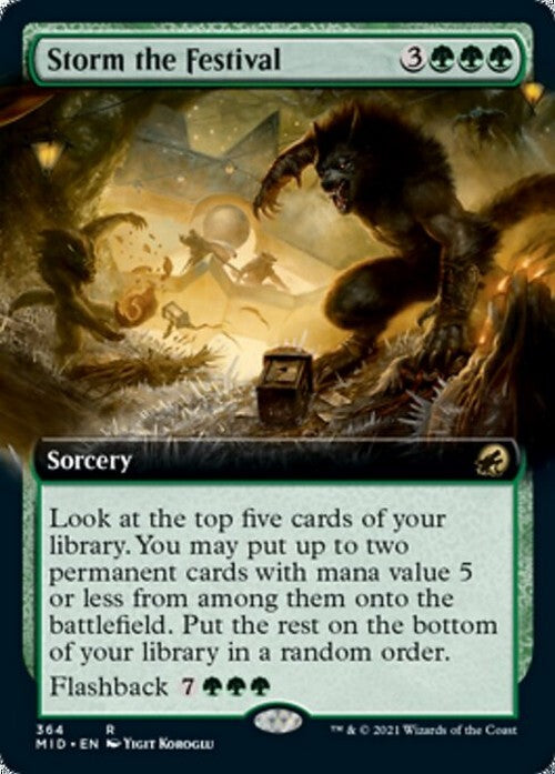 Choose your BORDERLESS / Extended ~ Midnight Hunt [ NearMint ] [ Magic MTG ] - London Magic Traders Ltd