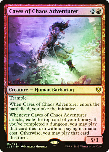 FOIL Caves of Chaos Adventurer ~ Commander Legends 2 [ NM ]