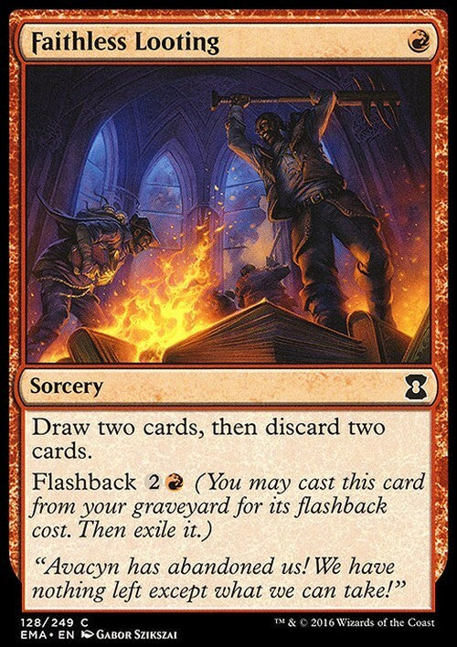 Faithless Looting ~ Eternal Masters [ Excellent ] [ Magic MTG ]