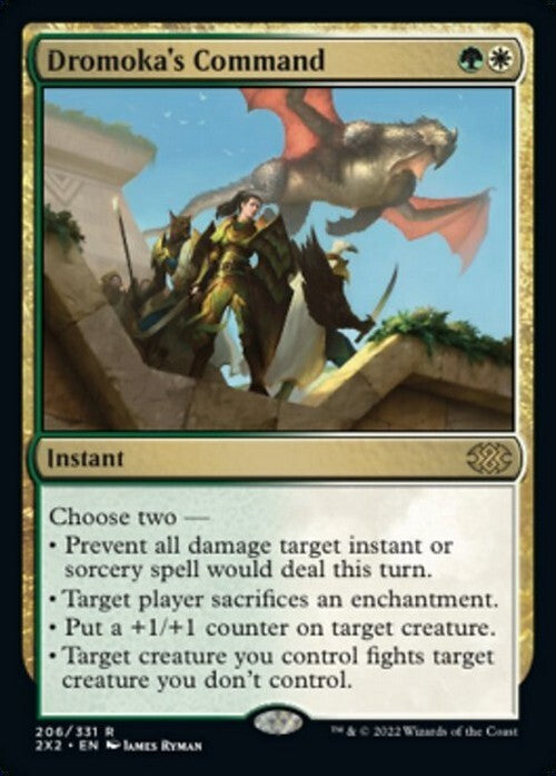 Dromoka's Command ~ Double Masters 2022 [ NearMint ] [ Magic MTG ]
