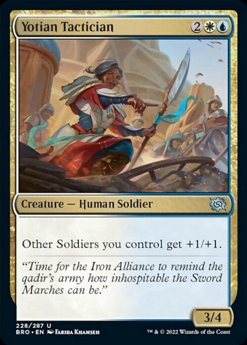 Yotian Tactician ~ The Brothers' War [ NearMint ] [ Magic MTG ]