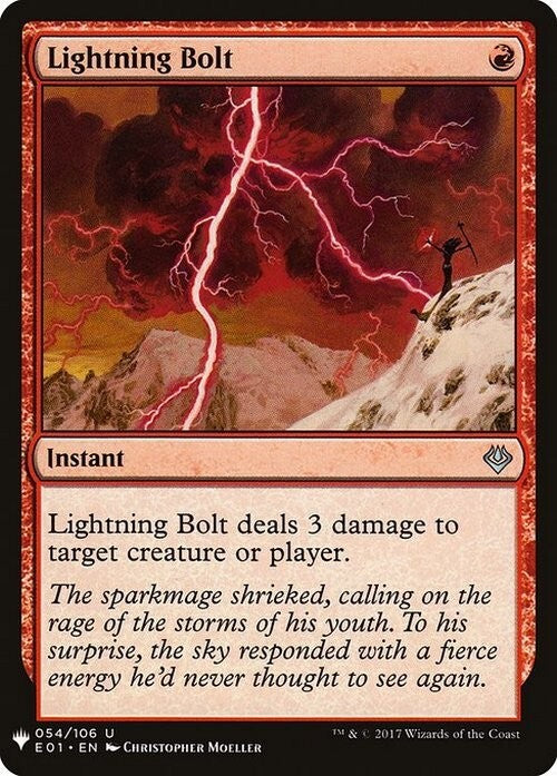 Lightning Bolt ~ Mystery Booster [ NearMint ] [ Magic MTG ]