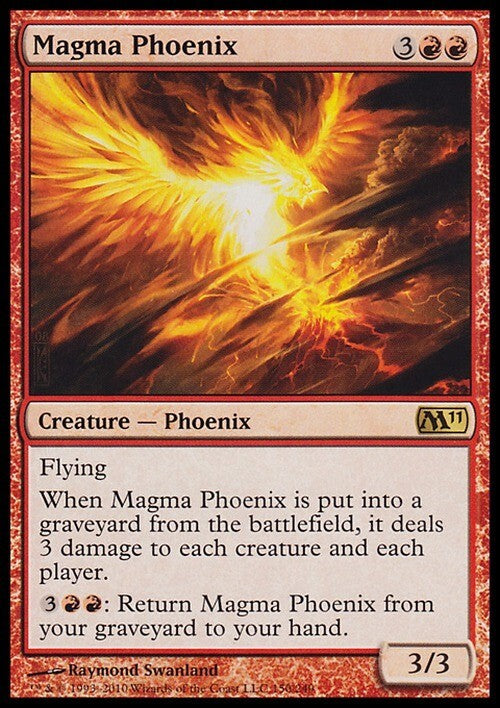 Magma Phoenix ~ Magic 2011 [ EX ] [ Magic MTG ]