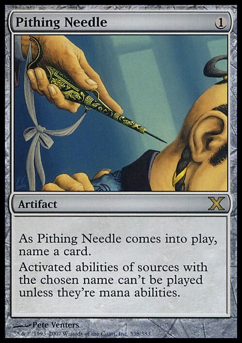 Pithing Needle ~ Tenth Edition [ Excellent ] [ Magic MTG ]