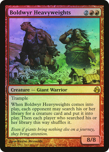 FOIL Boldwyr Heavyweights ~ Morningtide [ Excellent ] [ Magic MTG ] - London Magic Traders Ltd