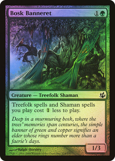 FOIL Bosk Banneret ~ Morningtide [ Excellent ] [ Magic MTG ] - London Magic Traders Ltd