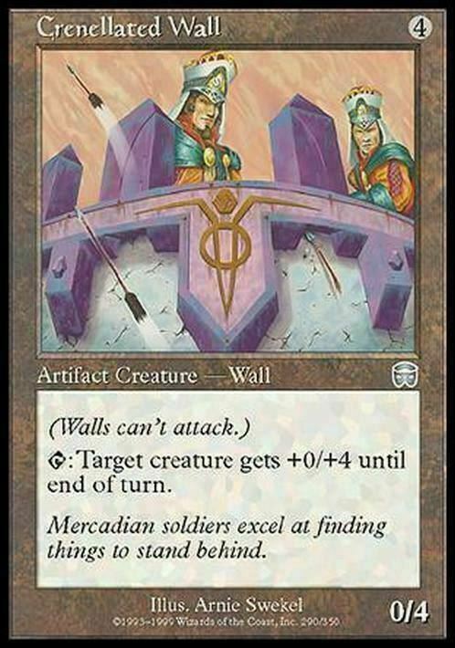 Crenellated Wall ~ Mercadian Masques [ Excellent ] [ Magic MTG ]