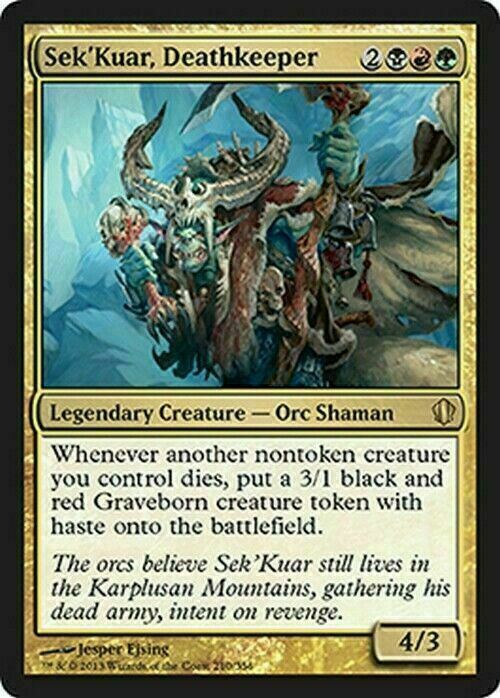 Sek'Kuar, Deathkeeper ~ Commander 2013 [ NearMint ] [ Magic MTG ]