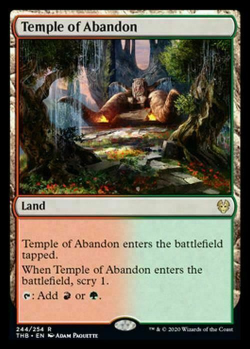 Temple of Abandon ~ Theros Beyond Death [ NearMint ] [ Magic MTG ]