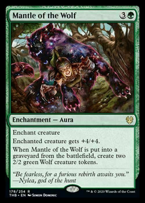 Mantle of the Wolf ~ Theros Beyond Death [ NearMint ] [ Magic MTG ]