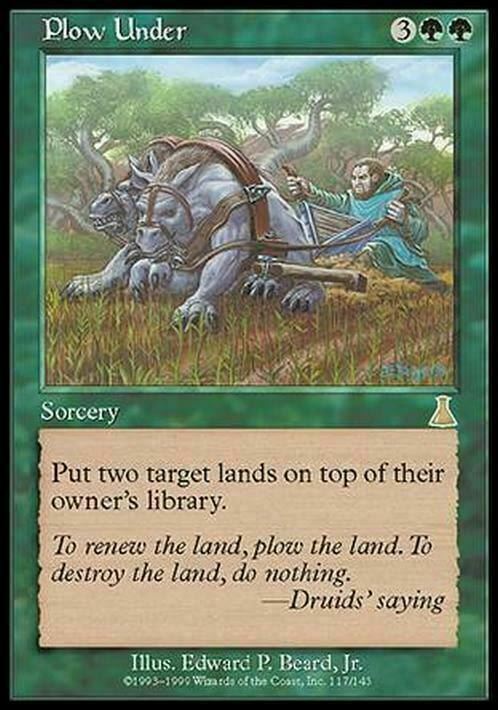 Plow Under ~ Urza's Destiny [ Excellent ] [ Magic MTG ]