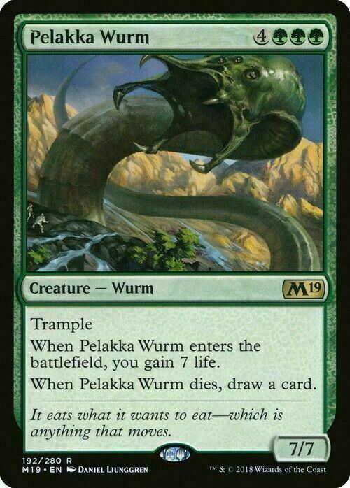 Pelakka Wurm ~ Core 2019 [ Excellent ] [ Magic MTG ] - London Magic Traders Ltd