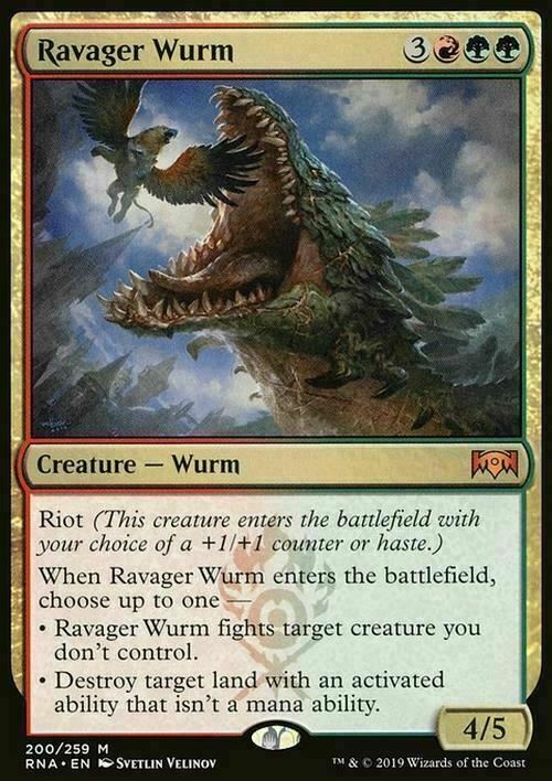 Ravager Wurm ~ Ravnica Allegiance [ NearMint ] [ Magic MTG ]