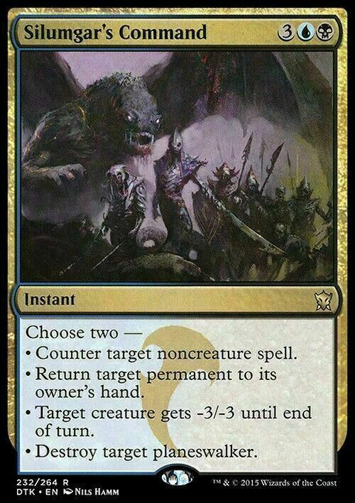 Silumgar's Command ~ Dragons of Tarkir [ Excellent+ ] [ Magic MTG ]
