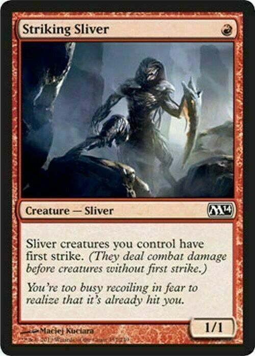 Striking Sliver ~ Magic 2014 [ Excellent ] [ Magic MTG ]