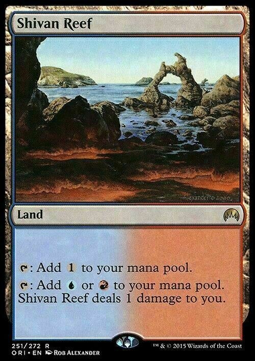 Shivan Reef ~ Magic Origins [ Excellent ] [ Magic MTG ]