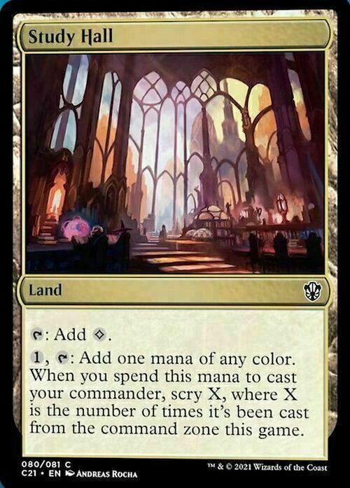 Study Hall ~ Commander: Strixhaven [ NearMint ] [ Magic MTG ]