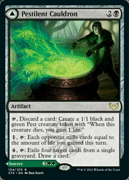 Pestilent Cauldron // Restorative Burst ~ Strixhaven [ Excellent ] [ Magic MTG ]