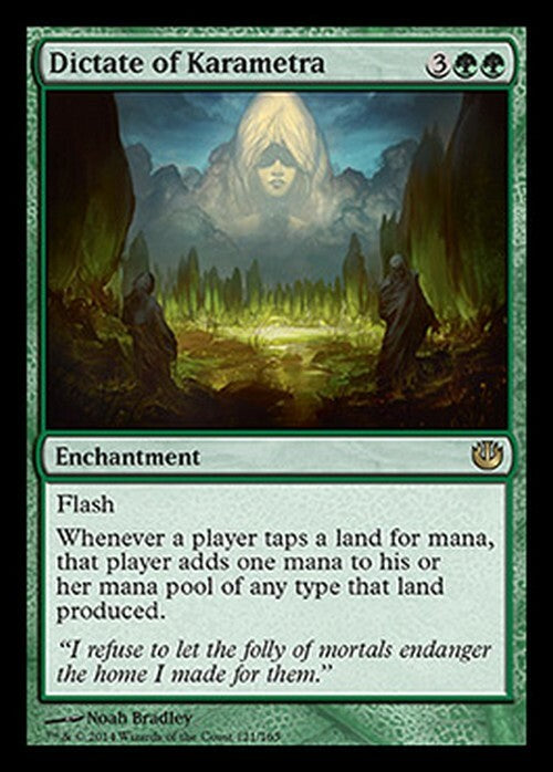 Dictate of Karametra ~ Journey into Nyx [ Excellent ] [ Magic MTG ]