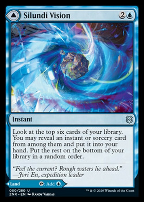 Silundi Vision // Silundi Isle ~ Zendikar Rising [ Excellent ] [ MTG ]