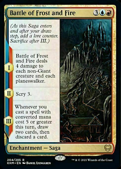 Battle of Frost and Fire ~ Kaldheim [ NearMint ] [ Magic MTG ]