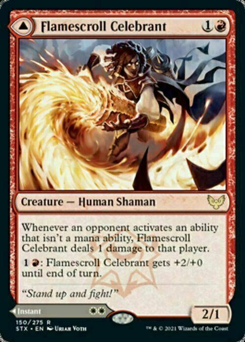 Flamescroll Celebrant ~ Strixhaven [ NearMint ] [ Magic MTG ]