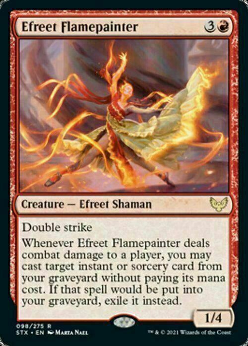 Efreet Flamepainter ~ Strixhaven [ NearMint ] [ Magic MTG ]