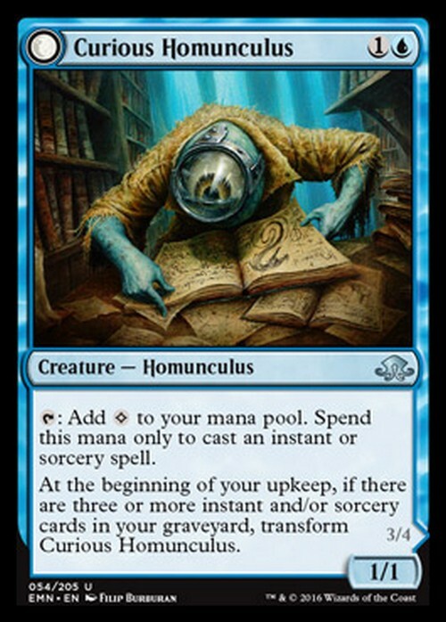 Curious Homunculus / Voracious Reader ~ Eldritch Moon [ NearMint ] [ Magic MTG ]