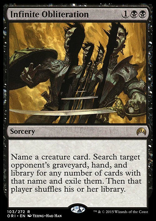Infinite Obliteration ~ Magic Origins [ Excellent ] [ Magic MTG ]