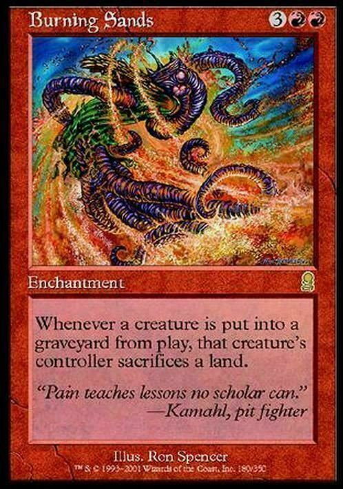 Burning Sands ~ Odyssey [ Excellent ] [ Magic MTG ]