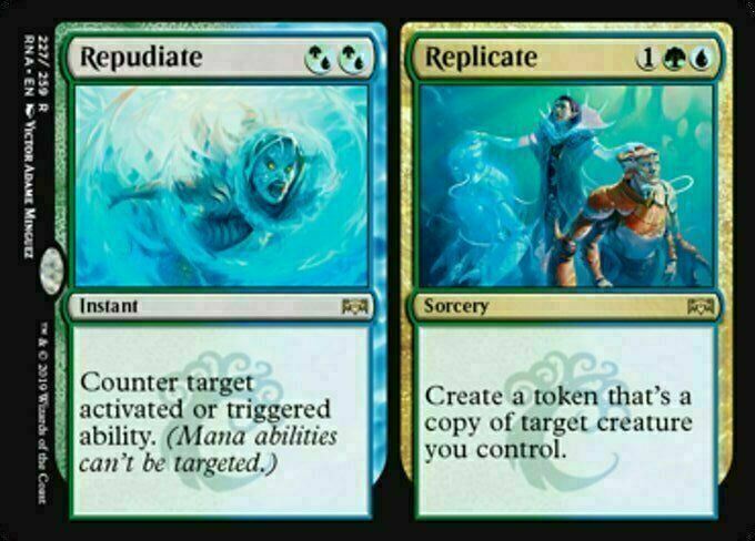 Repudiate // Replicate ~ Ravnica Allegiance [ NearMint ] [ Magic MTG ] - London Magic Traders Ltd