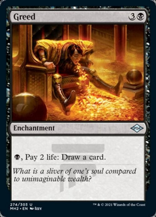 Greed ~ Modern Horizons 2 [ EX ] [ Magic MTG ]