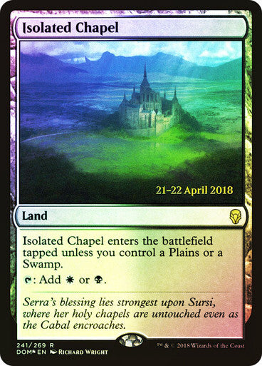 FOIL Isolated Chapel ~ Prerelease Dominaria [ NearMint ] [ Magic MTG ]