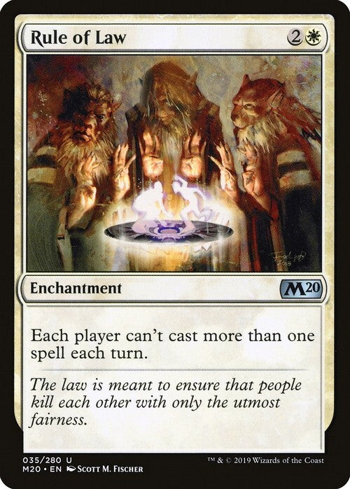 Rule of Law ~ Core 2020 [ Excellent ] [ Magic MTG ]