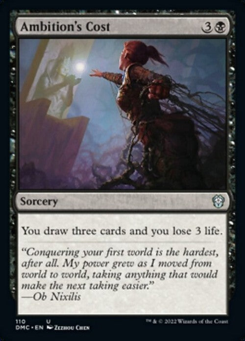 Ambition's Cost ~ Commander: Dominaria United [ NM ] [ Magic MTG ]