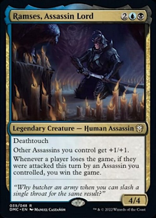 Ramses, Assassin Lord ~ Commander: Dominaria United [ NM ] [ Magic MTG ]