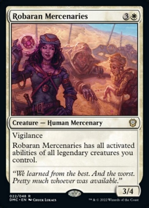 Robaran Mercenaries ~ Commander: Dominaria United [ NM ] [ Magic MTG ]