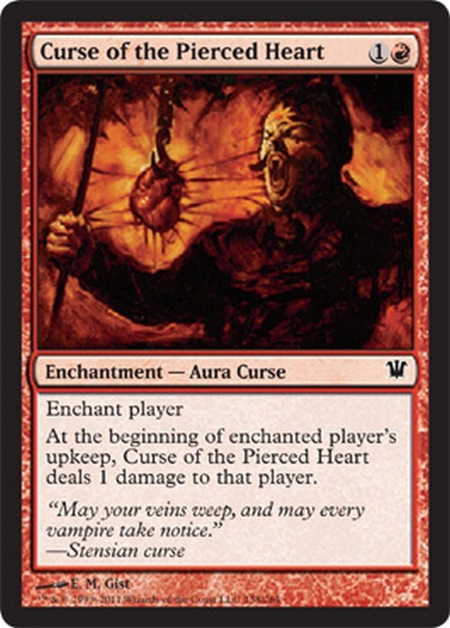 Curse of the Pierced Heart ~ Innistrad [ Excellent ] [ Magic MTG ]