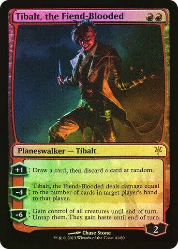 FOIL Tibalt, the Fiend-Blooded ~ Duel Decks [ Excellent ] [ Magic MTG ]