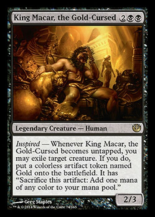 King Macar, the Gold-Cursed ~ Journey into Nyx [ Excellent ] [ Magic MTG ]
