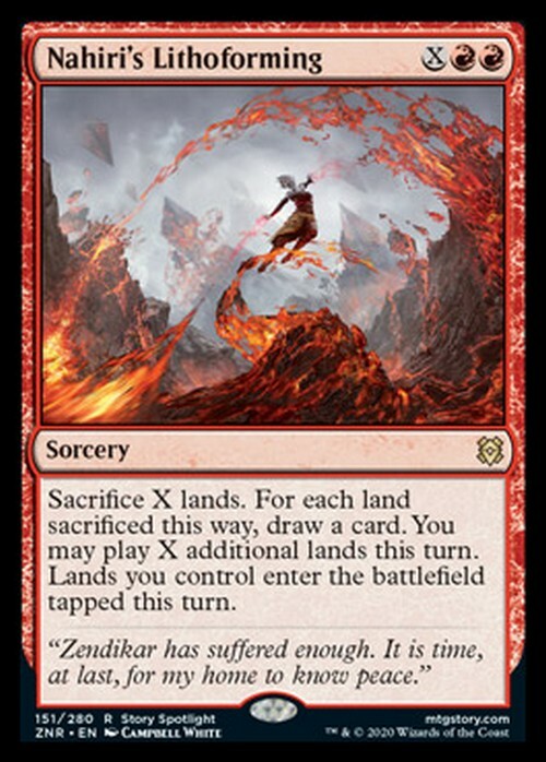 Nahiri's Lithoforming ~ Zendikar Rising [ NearMint ] [ Magic MTG ]