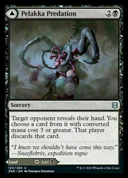 Pelakka Predation / Pelakka Caverns ~ Zendikar Rising [ NearMint ] [ Magic MTG ] - London Magic Traders Ltd