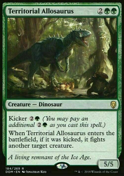 Territorial Allosaurus ~ Dominaria [ Excellent ] [ Magic MTG ]